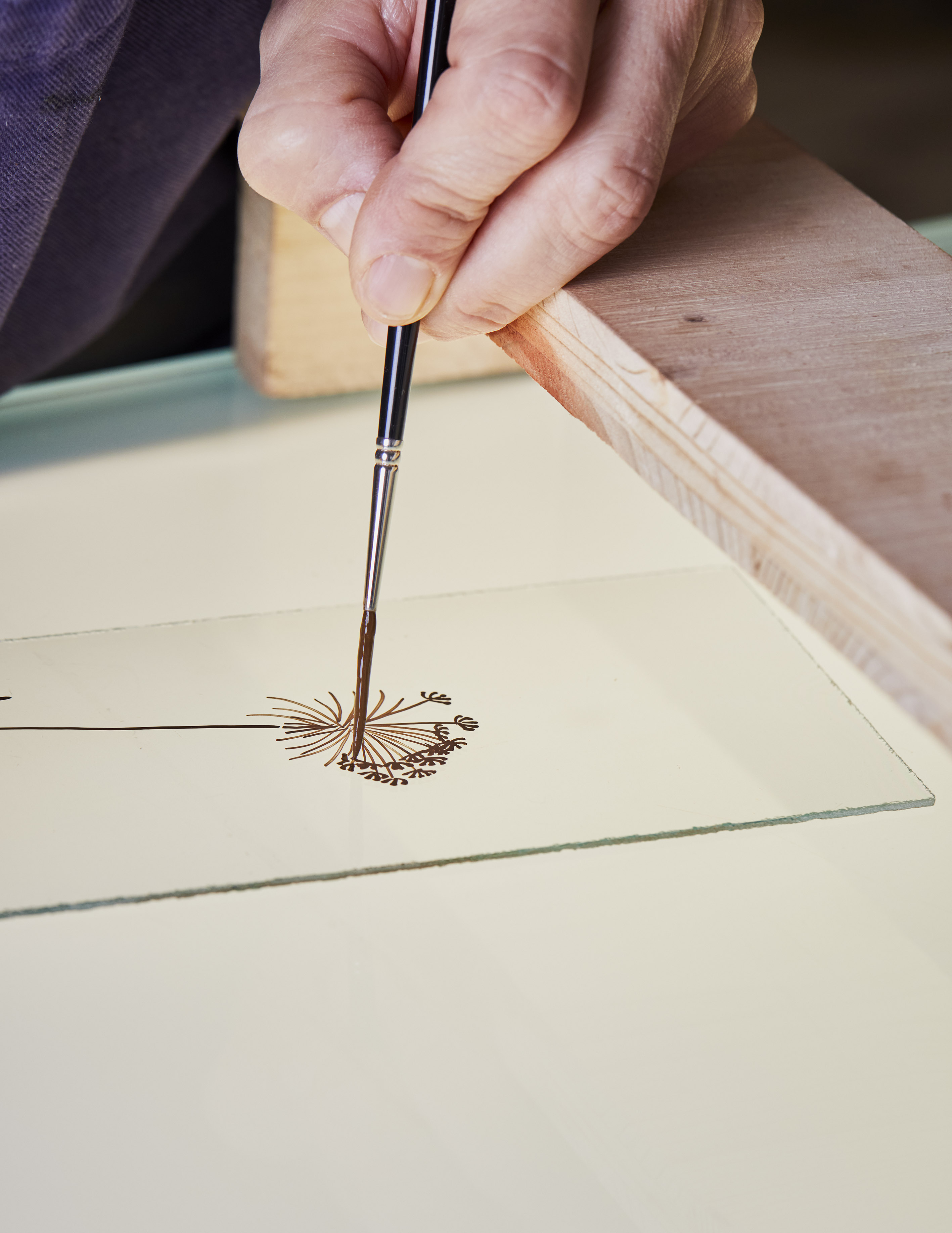 Peinture sur verre